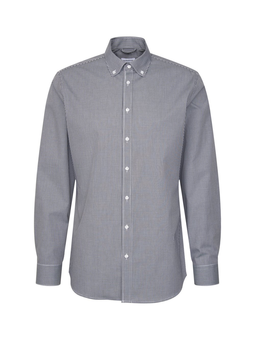 Seidensticker Business Hemd Herren Slim Fit Baumwolle blau kariert, 42