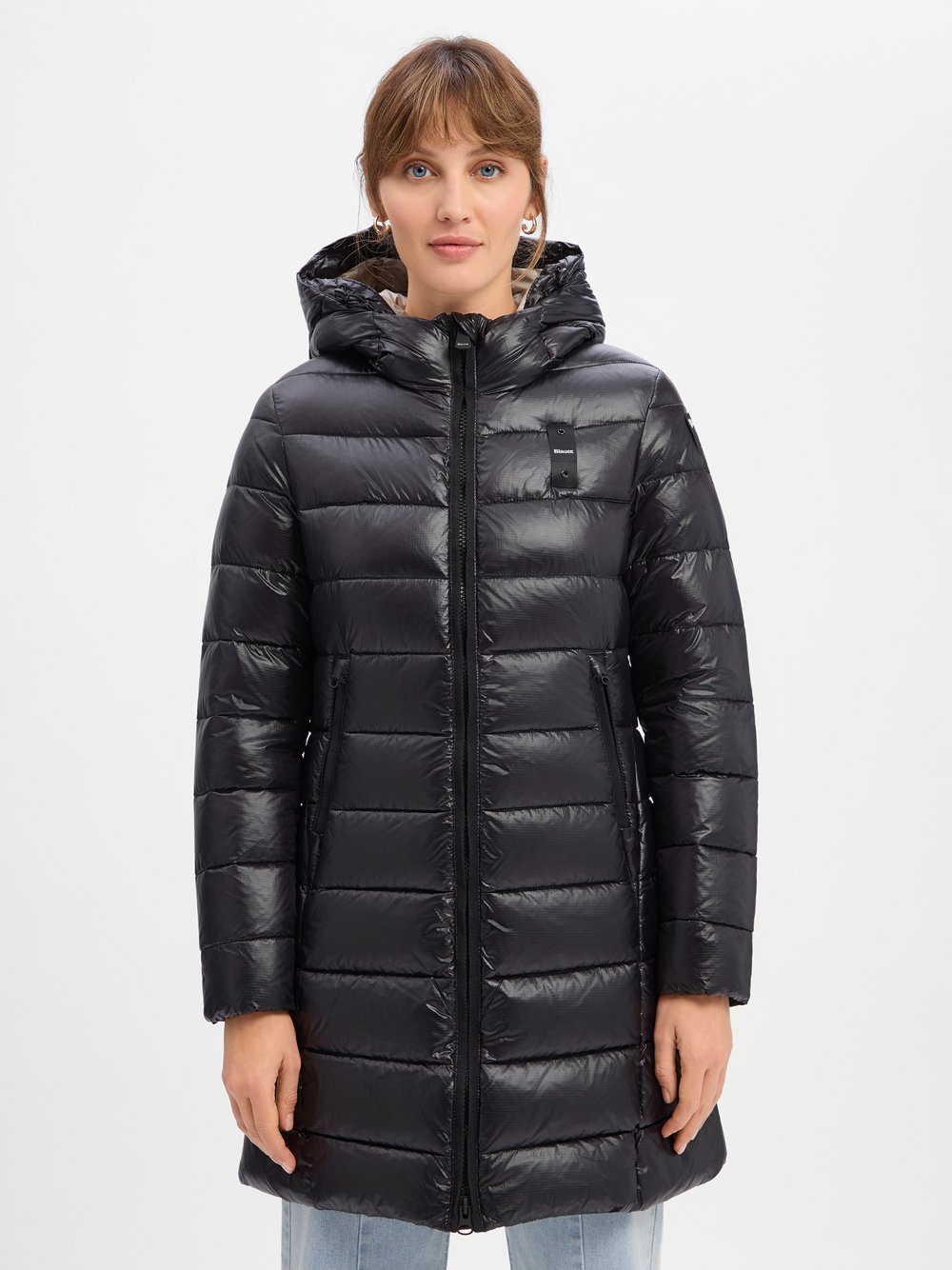 Blauer - Adelaide Langer Mantel - Jackets - Damen - Schwarzk - L - Bild 3