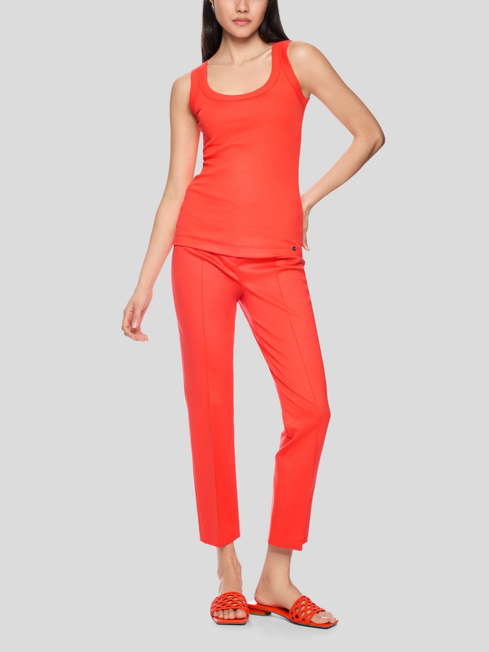 Thumbnail - Marc Cain Top Damen Baumwolle rot, 44