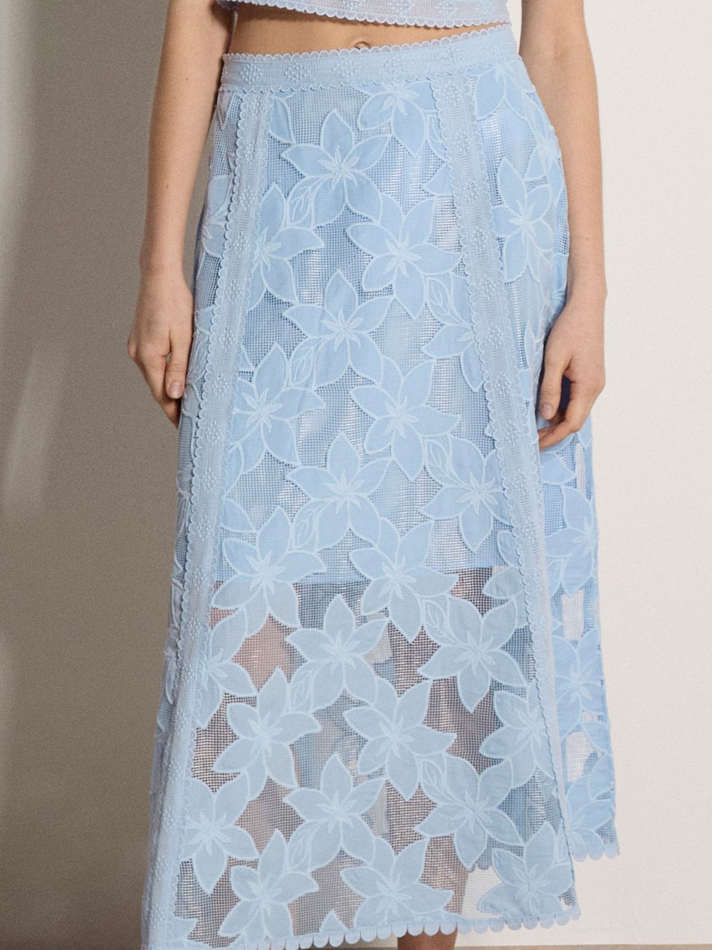 Apricot Rock Damen blau strukturiert, 42