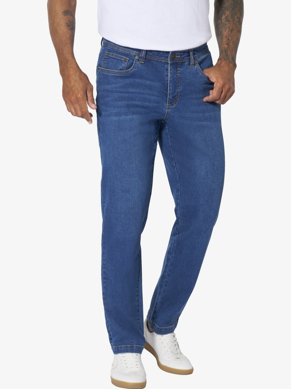 Thumbnail - Jan Vanderstorm Jeans Herren Baumwolle blau, 40-32