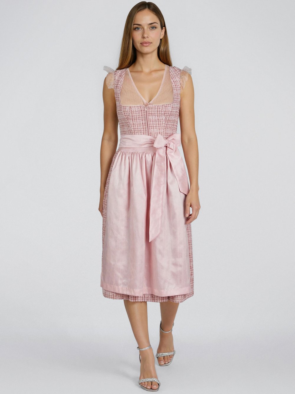 Thumbnail - Spieth & Wenksy Dirndl Damen rosa kariert, 32