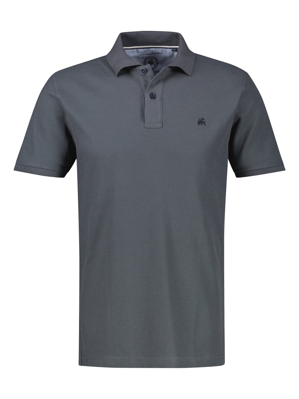LERROS Poloshirt Herren Baumwolle grau, XL
