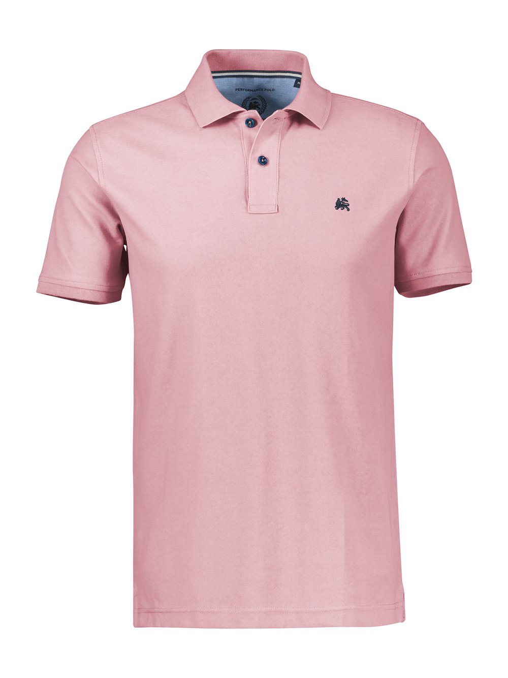 LERROS Poloshirt Herren Baumwolle rosa, M