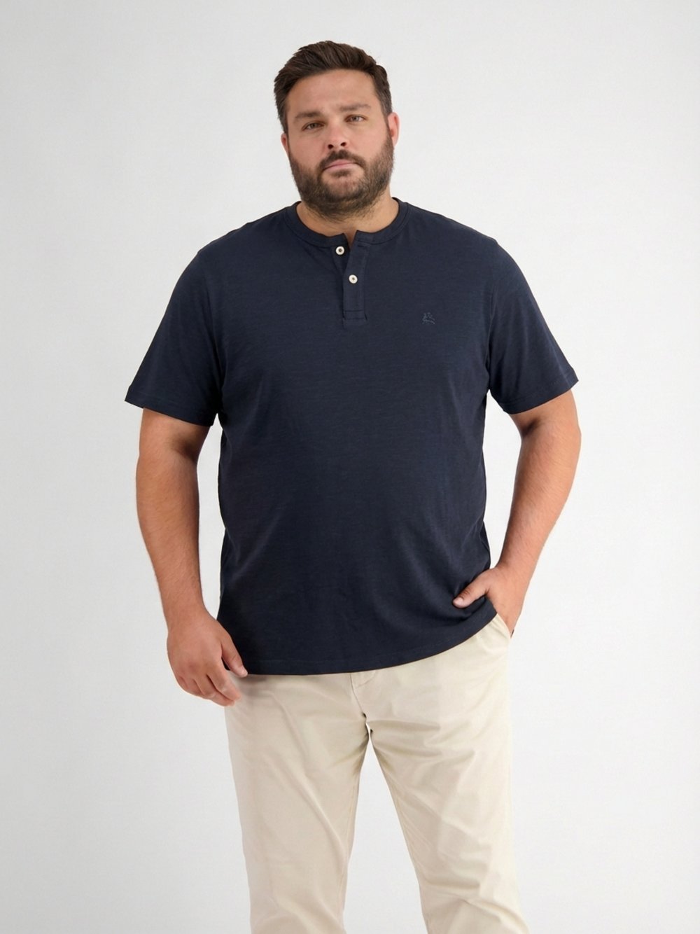 Thumbnail - LERROS T-Shirt Herren Baumwolle blau, XXXL