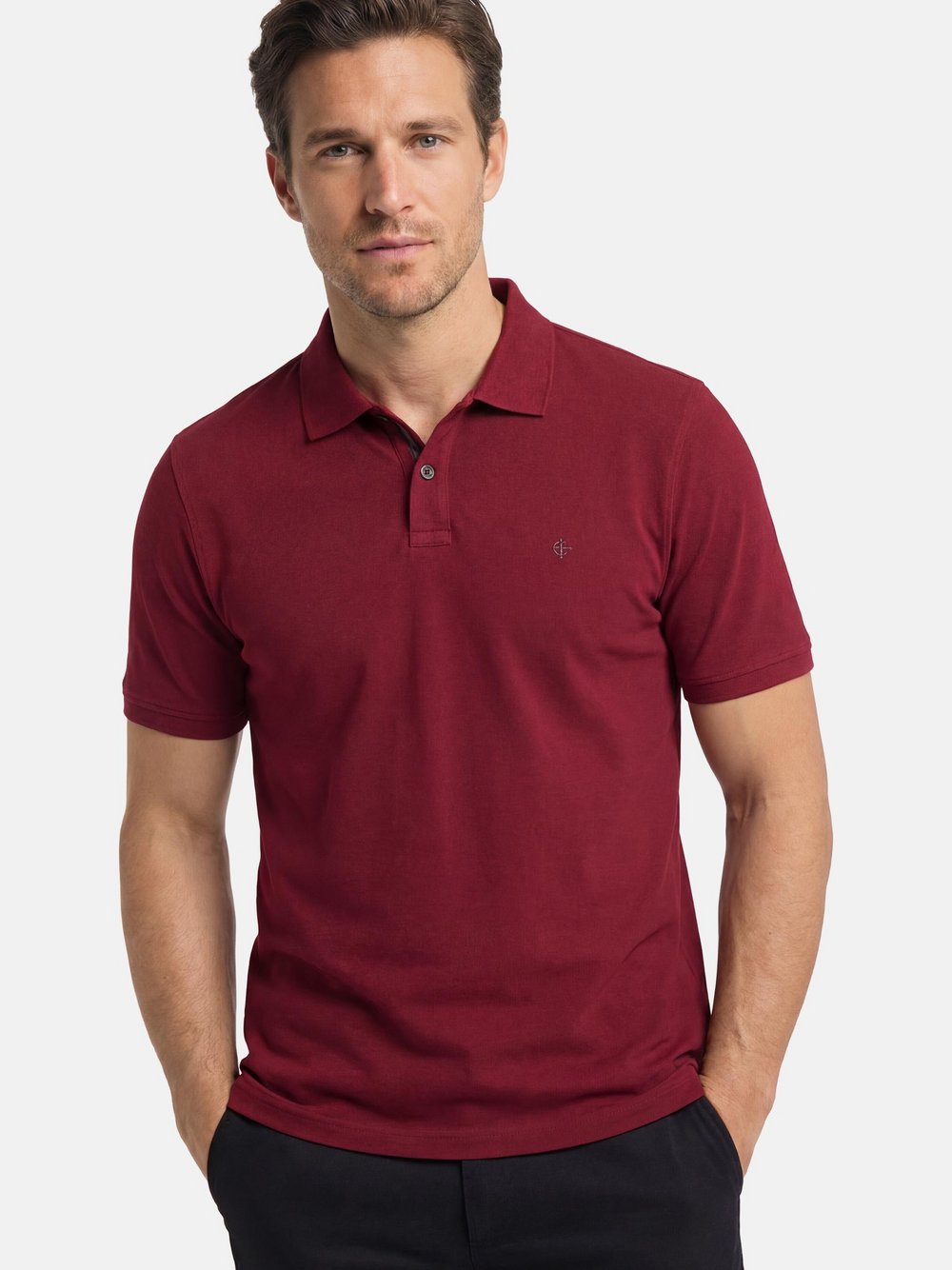 Thumbnail - CASAMODA Poloshirt Herren Baumwolle rot, XXL