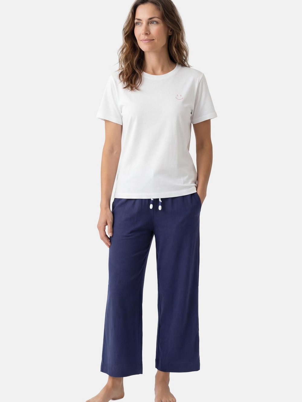 Thumbnail - Mey Schlafanzug Damen Baumwolle blau, XL