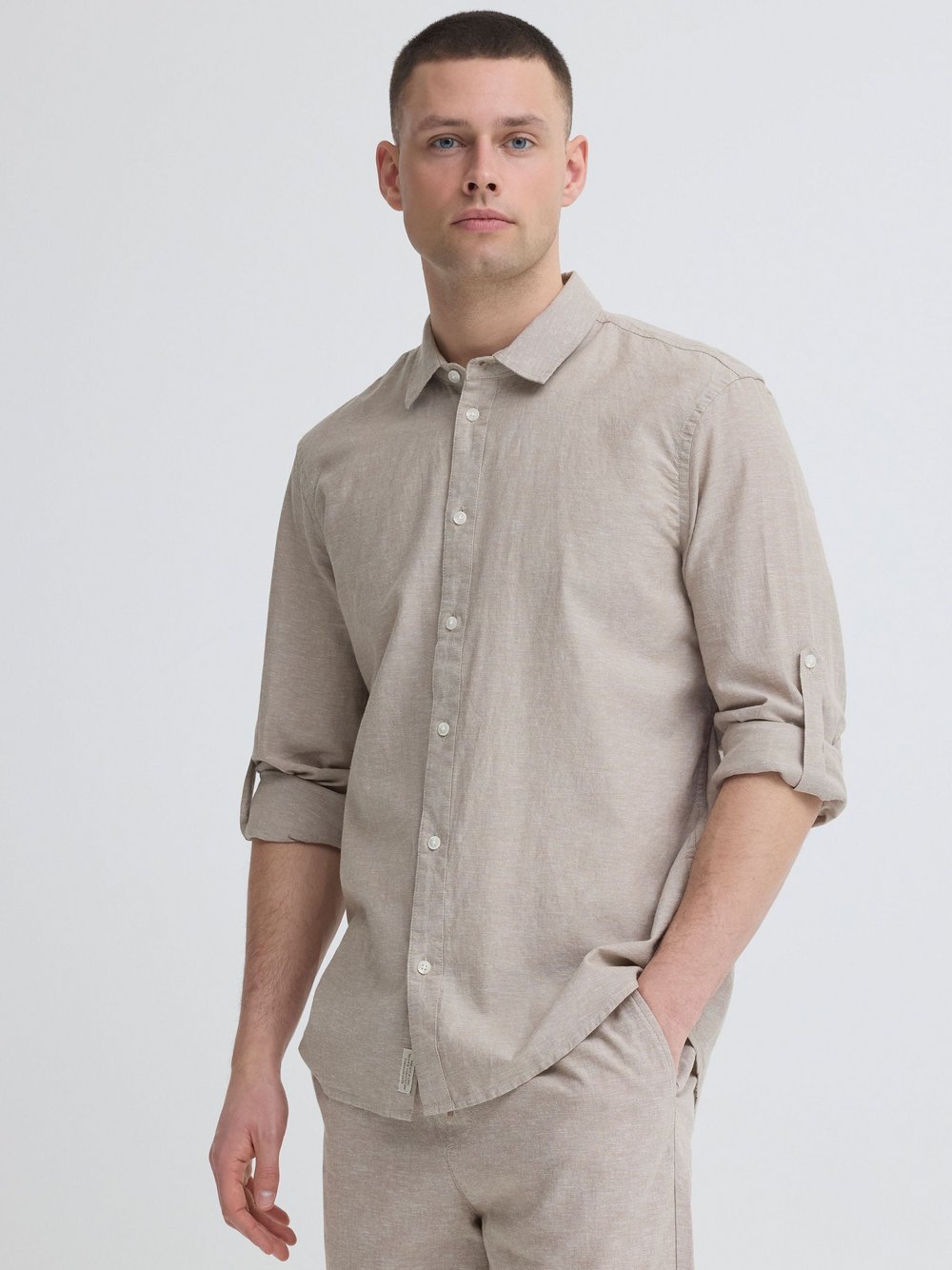 Blend Beige Langarmshirt Aban - Bild 2