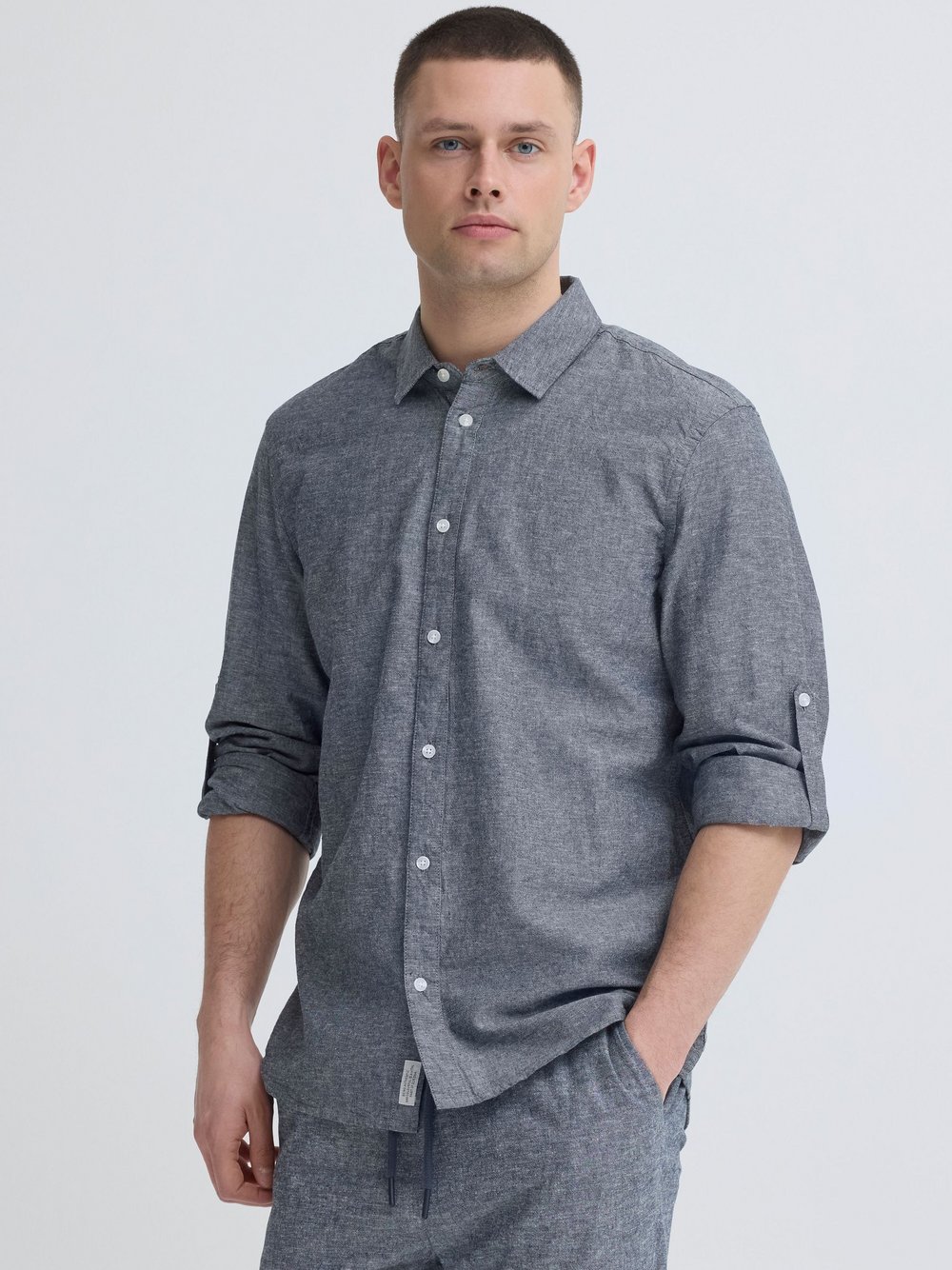 Blend Herren Salute Leinenhemd "Leinenhemd Bhaban Slub Linen Mix" erhältlich in Größe von Baur - Bild 3