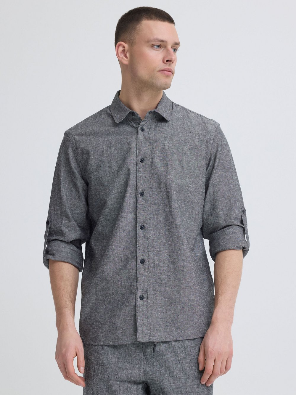 Blend Herren Noir Langarmshirt Aban - Bild 2