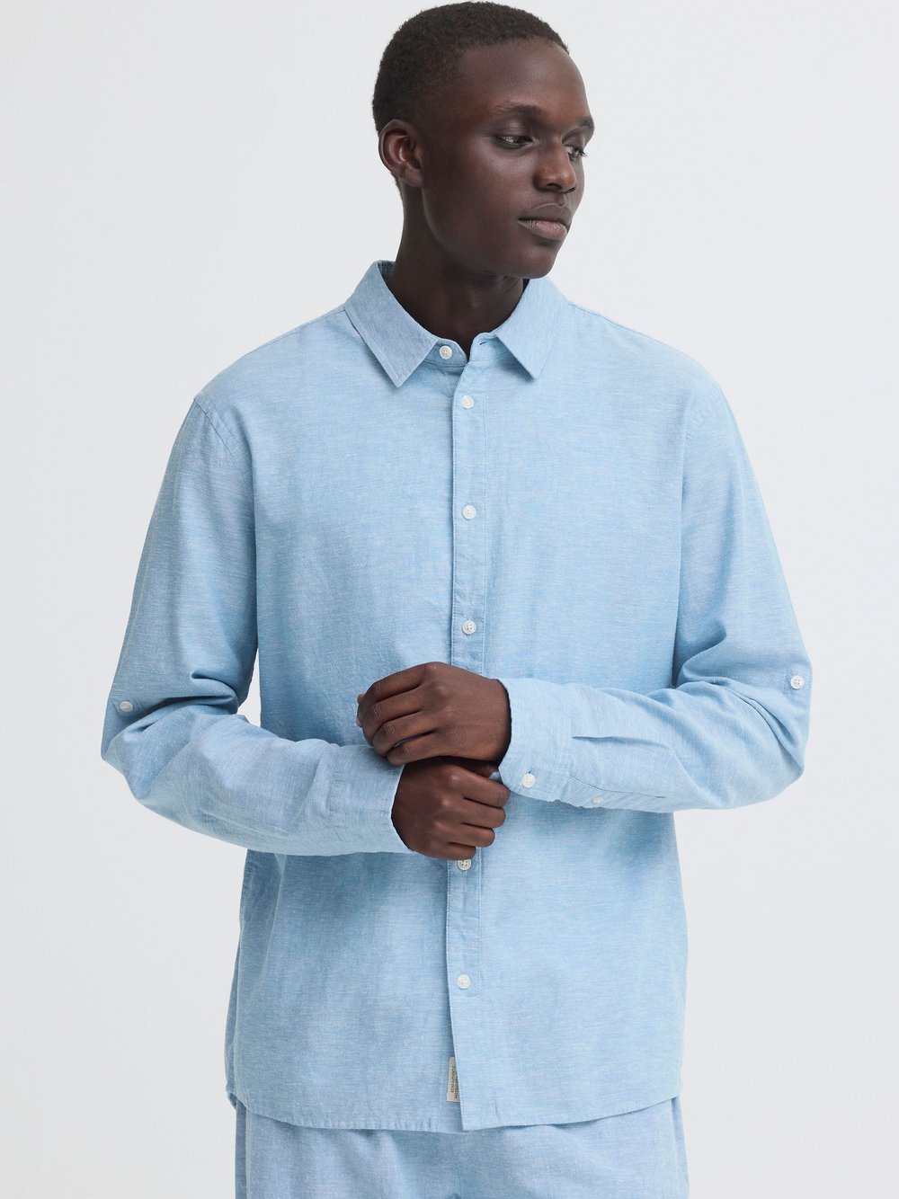 Blend Herren Bleu Langarmshirt Aban - Bild 2