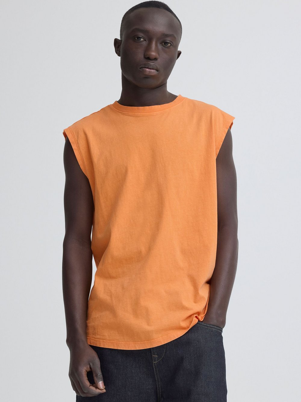 Thumbnail - BLEND Rundhalsshirt Herren Baumwolle orange, XXL