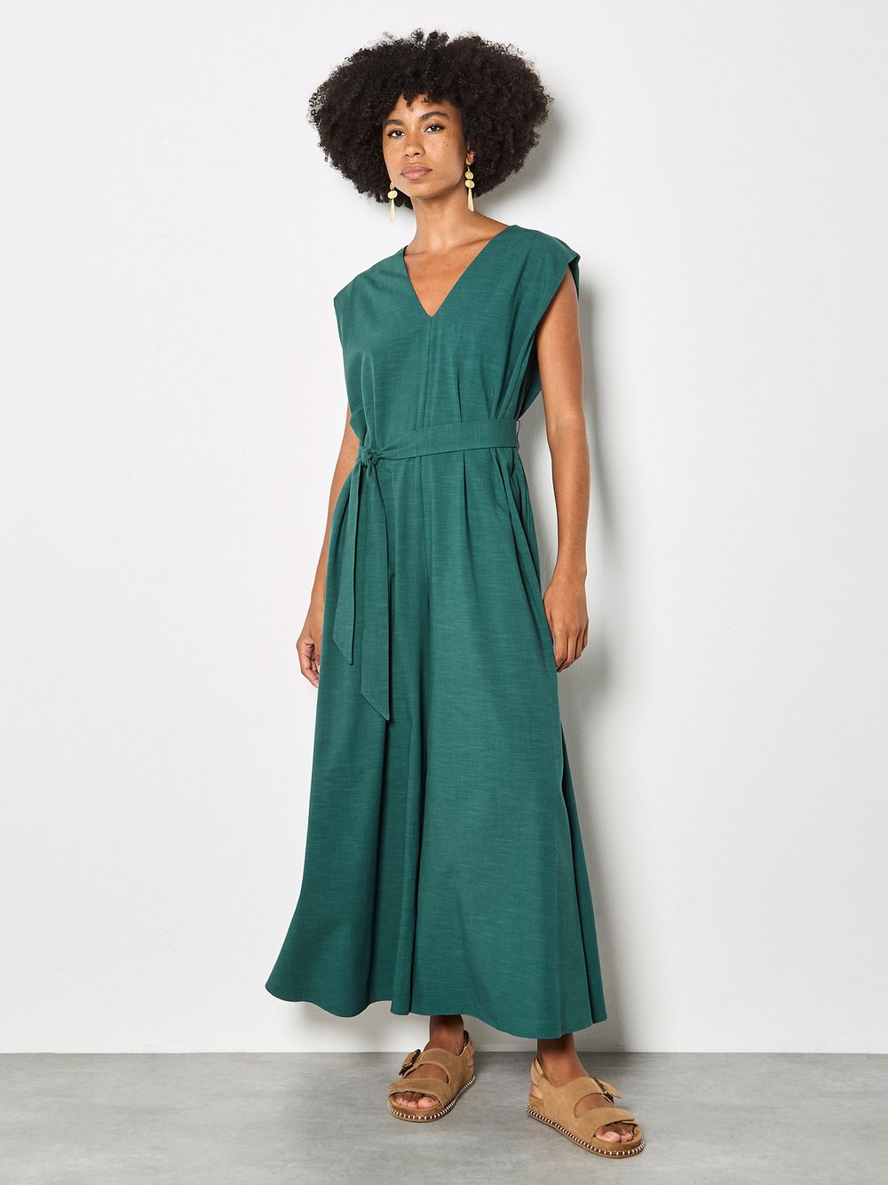 Apricot Jumpsuit Damen smaragd, 38