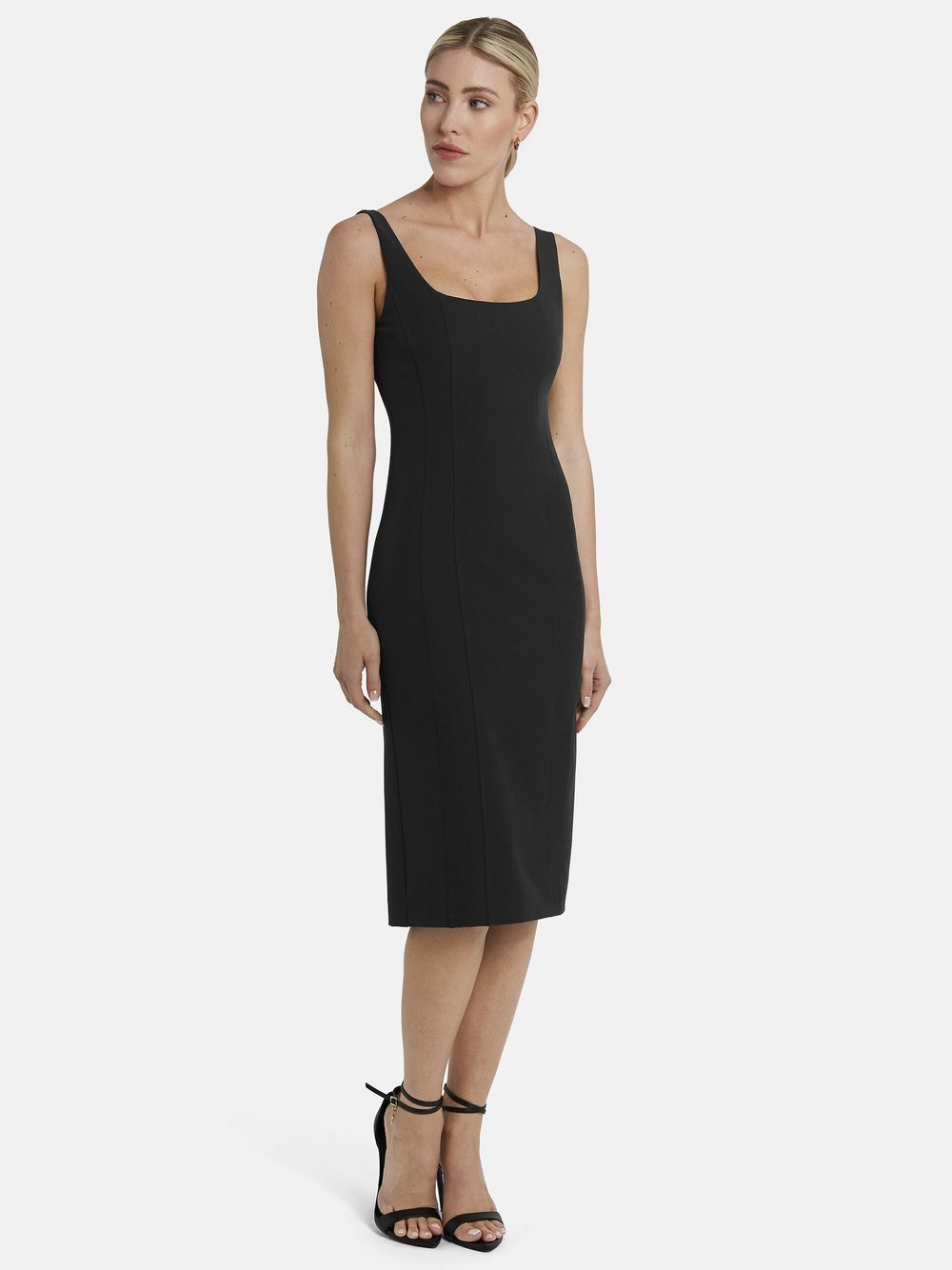 Nicowa Etuikleid Damen schwarz, 36