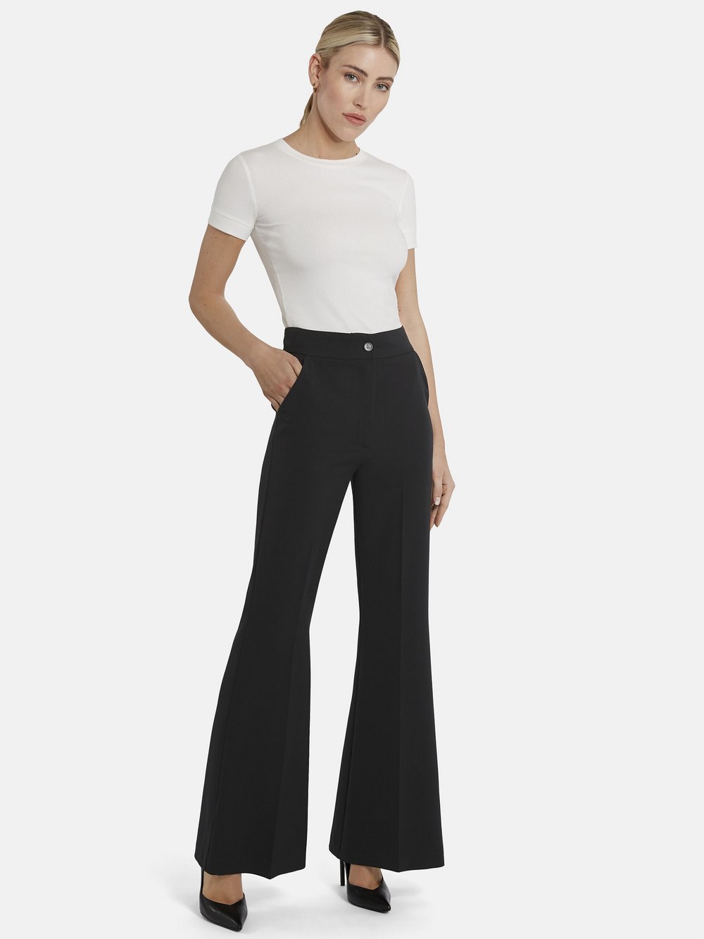 Nicowa Hose Damen schwarz, 38