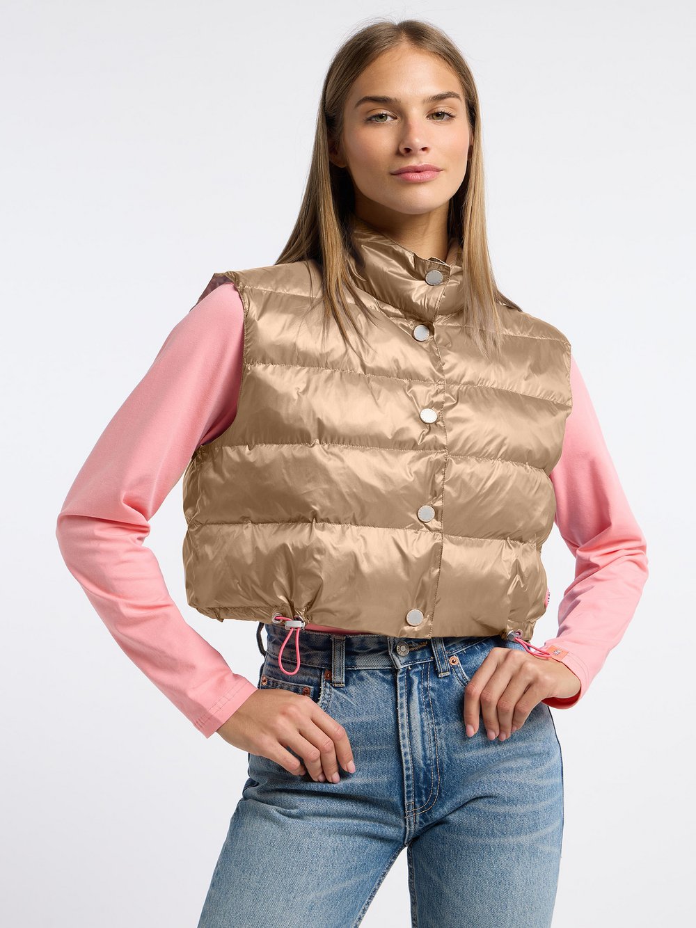 Frieda & Freddies Wendeweste Damen beige, 46