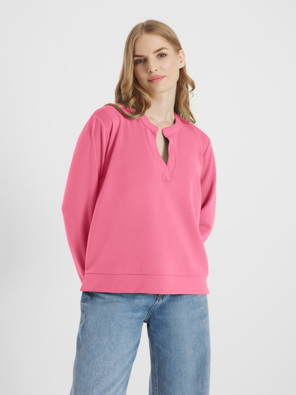 Thumbnail - Frieda & Freddies Sweatshirt Damen Modal pink, 40