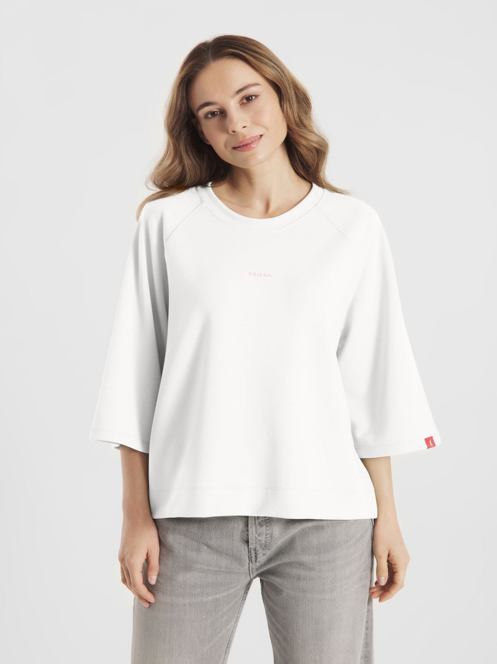 Frieda & Freddies Sweatshirt Damen Modal beige, 36