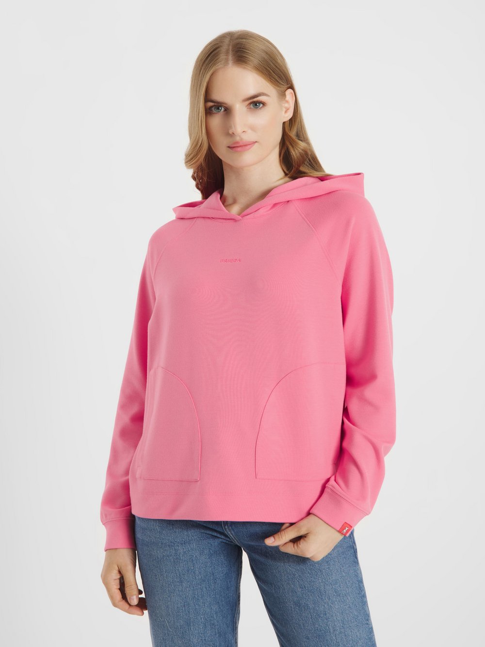 Thumbnail - Frieda & Freddies Kapuzenpullover Damen Modal pink, 42