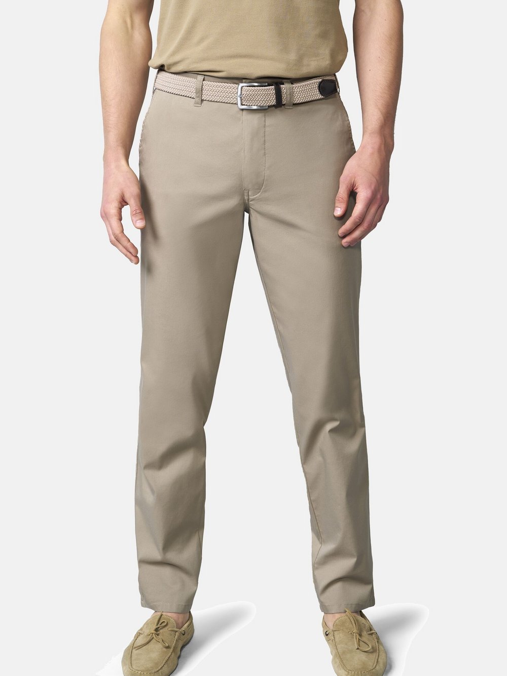 MEYER Chinohose M5 Herren Baumwolle beige, 40-32
