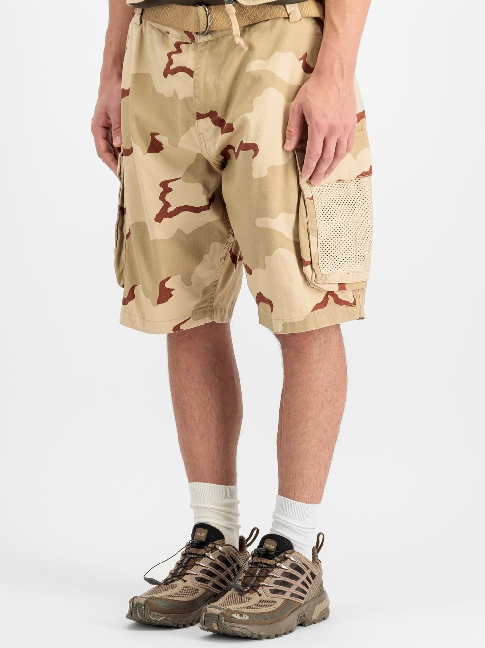 Alpha Industries Kurze Hose Herren Baumwolle mehrfarbig gemustert, 32