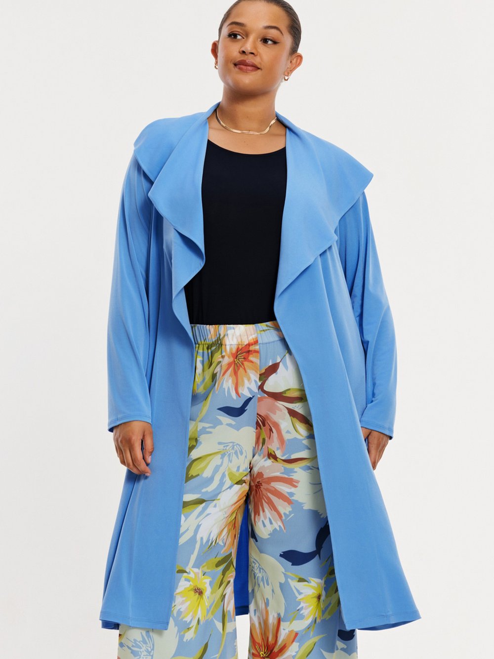 YOEK Überwurf Damen blau, 46-48