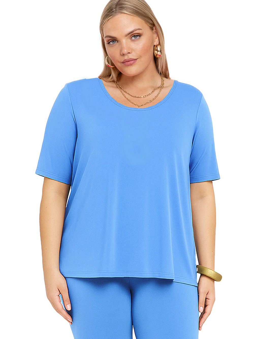 YOEK T-shirt Damen blau, 58-60