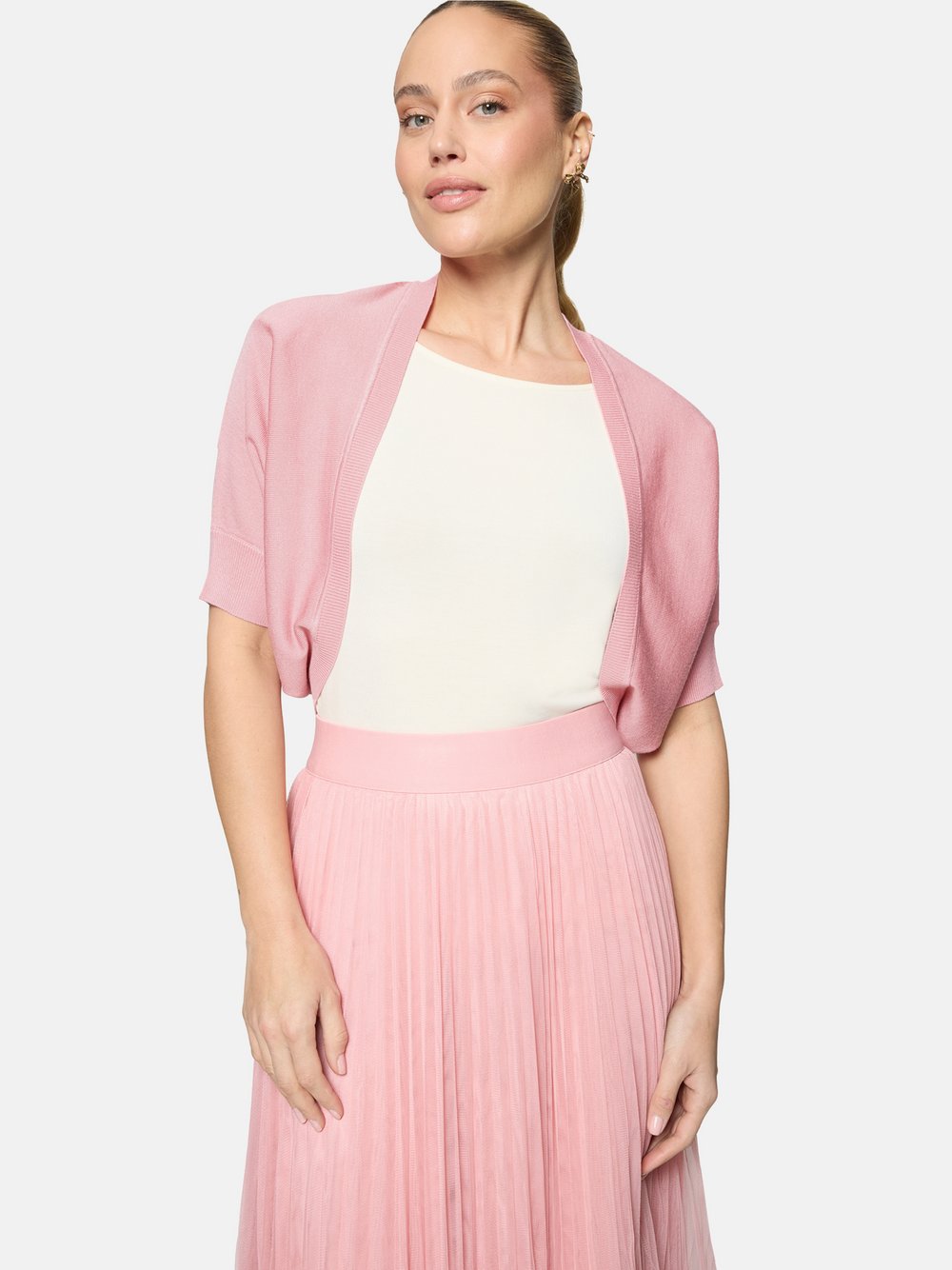 zero Bolero Damen Viskose rosa, S