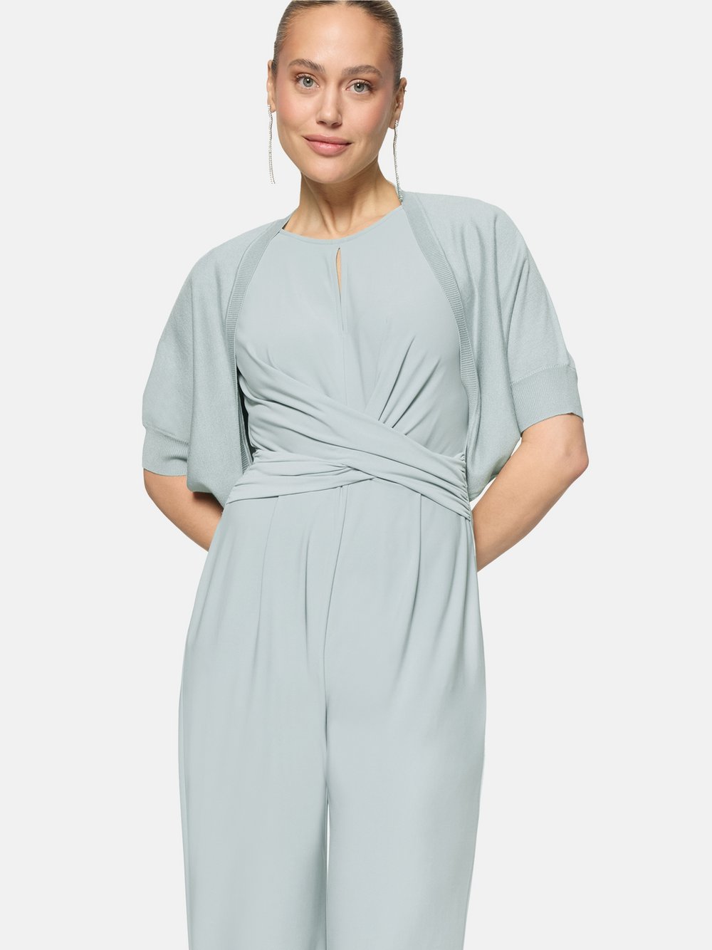 Thumbnail - zero Bolero Damen Viskose blau, M