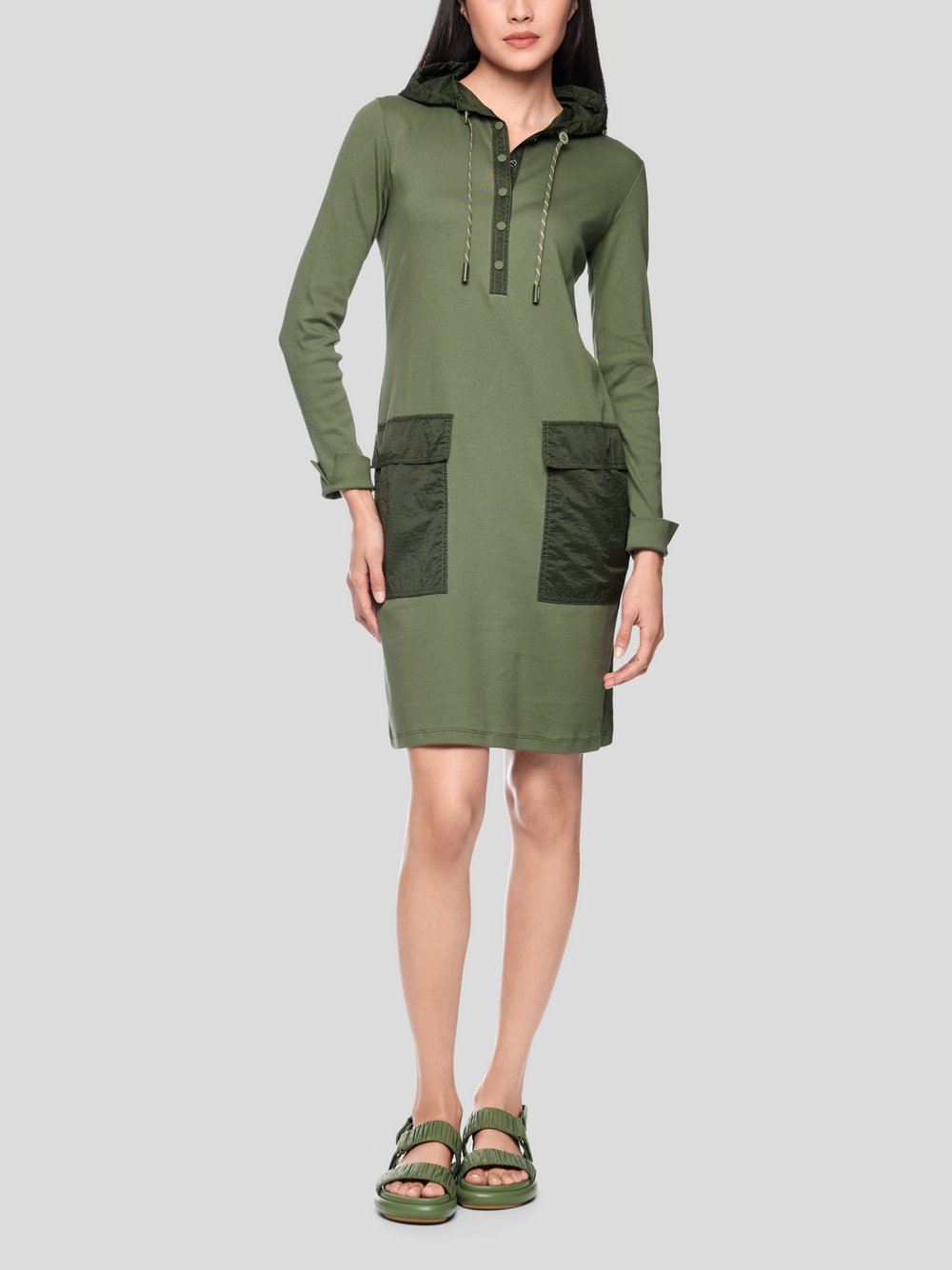 Marc Cain Kleid Damen Baumwolle grün, 42