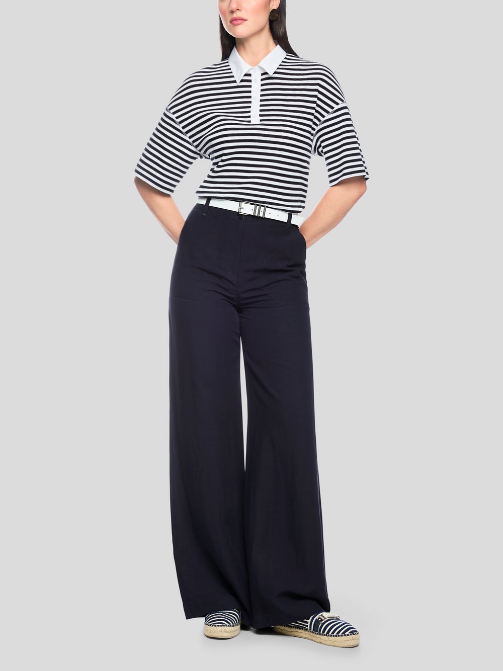 Marc Cain Hose Damen Viskose blau, 34