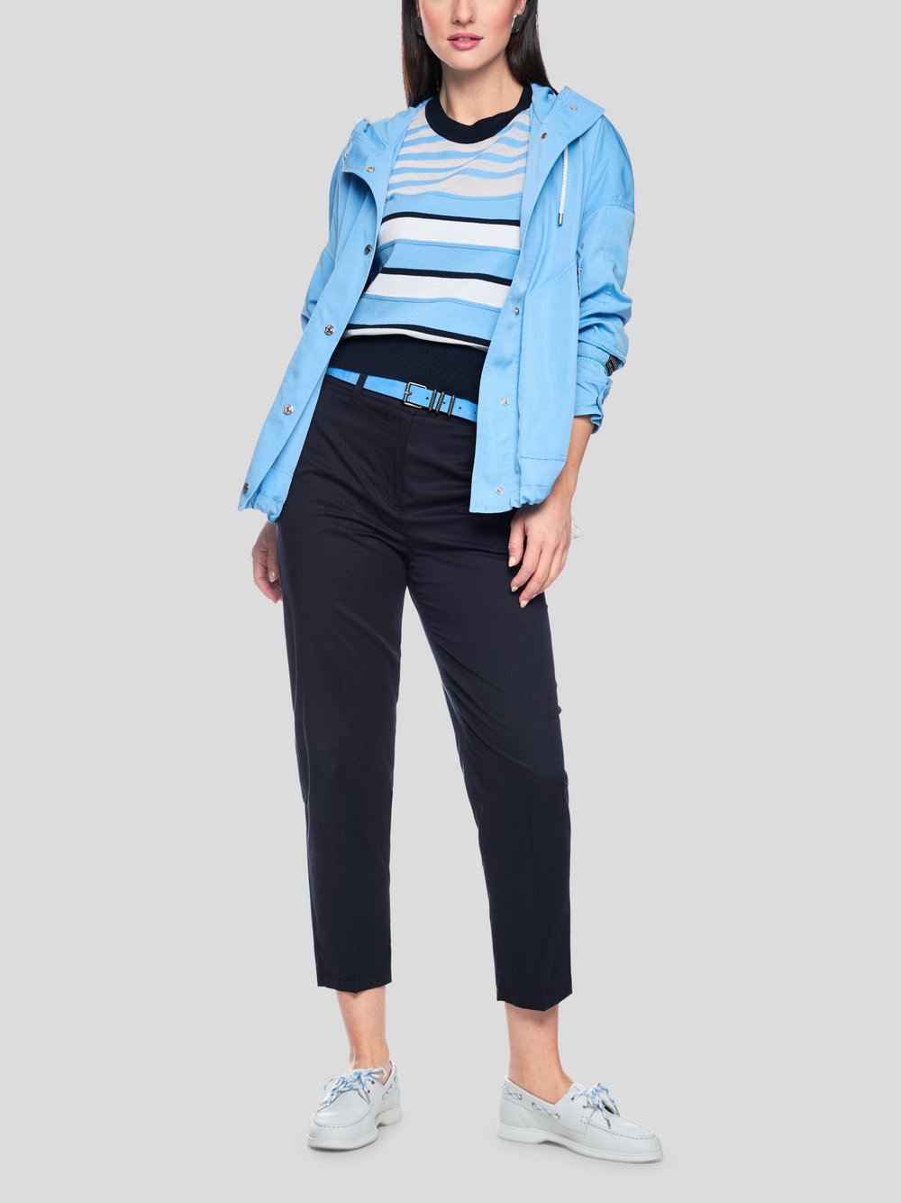 Marc Cain Hose Damen Baumwolle blau, 34