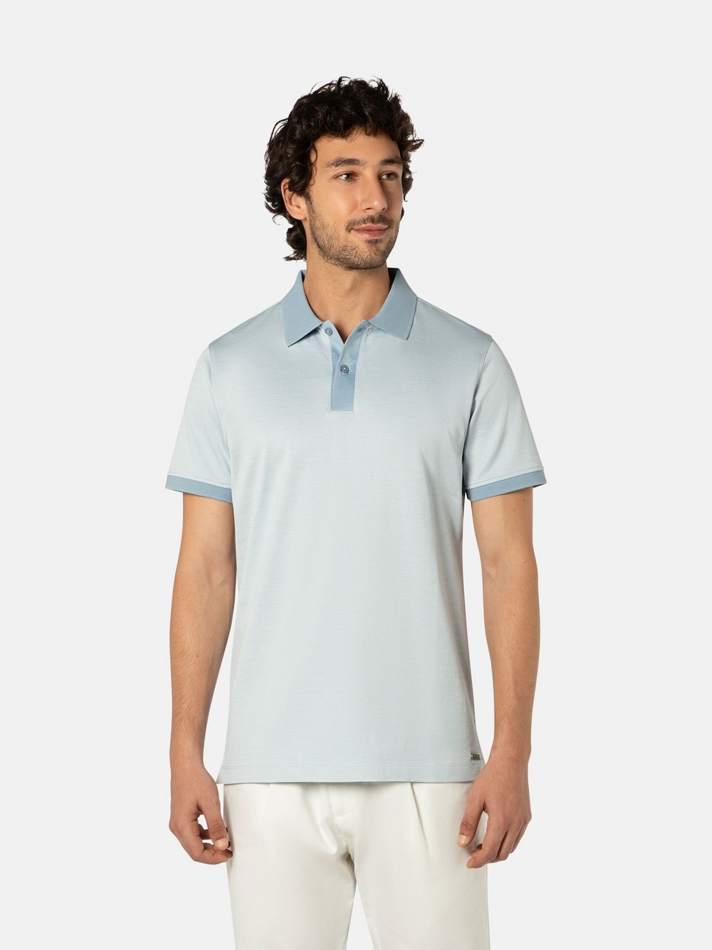 Benvenuto Polo Herren Baumwolle blau, L