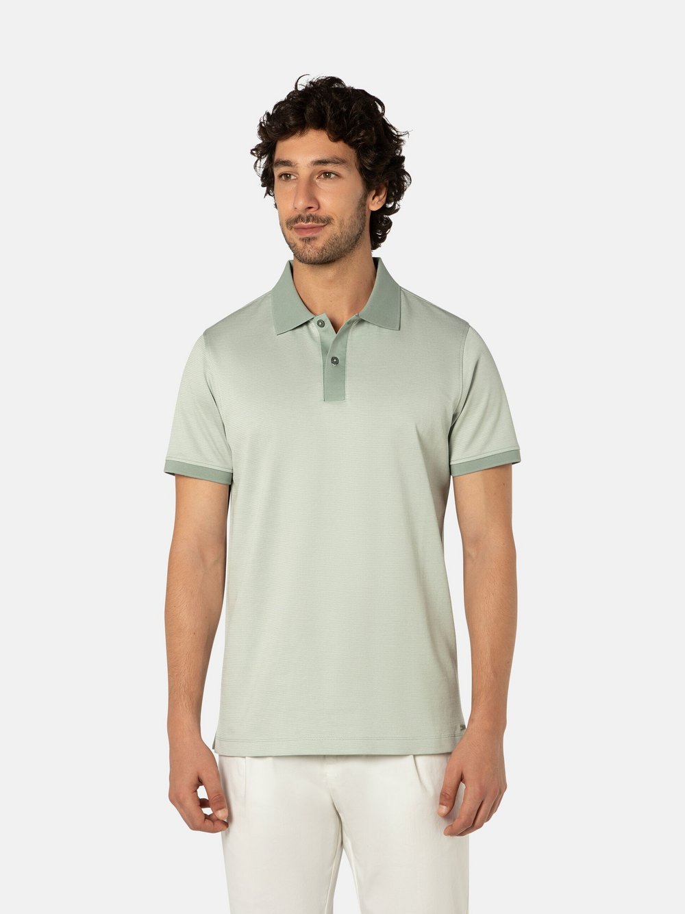 Benvenuto Polo Herren Baumwolle grün, M
