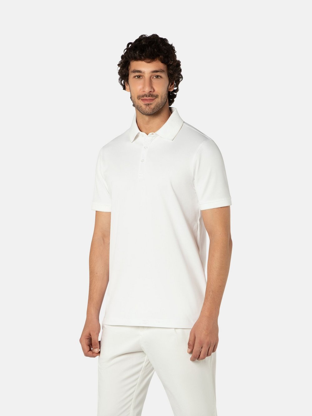 Benvenuto Polo Herren Baumwolle weiß, XL