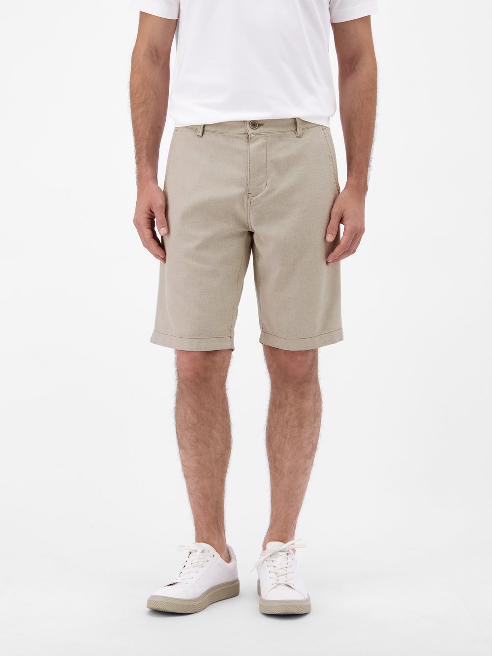 LERROS Chinoshorts Herren Baumwolle beige, 31