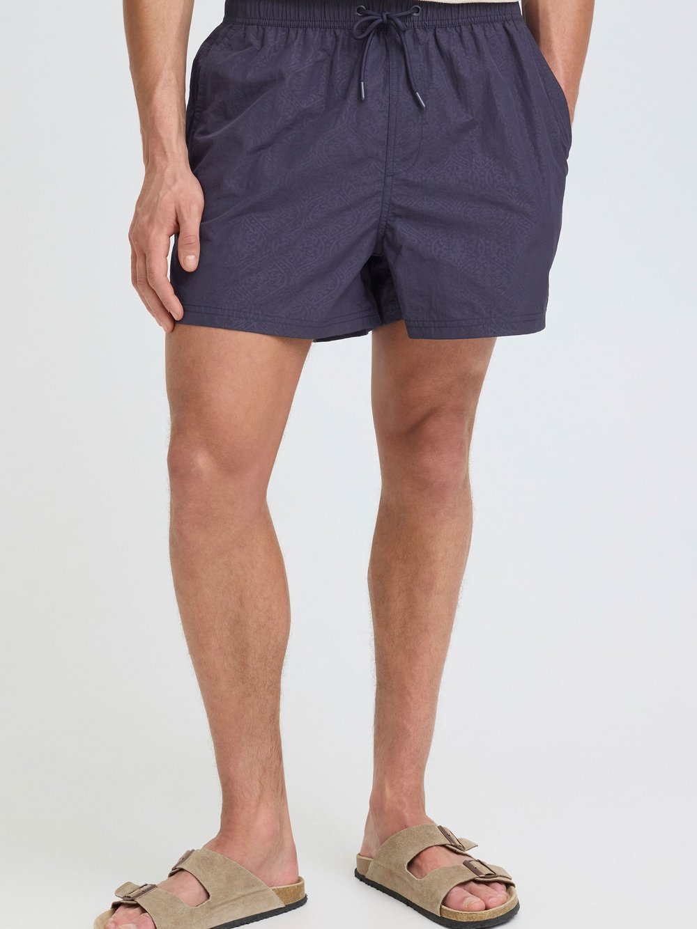 Solid Badeshorts Herren blau, S