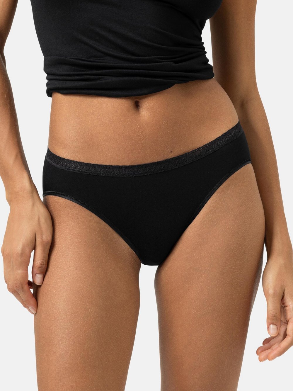 Mey Slip Damen Modal schwarz, XXL