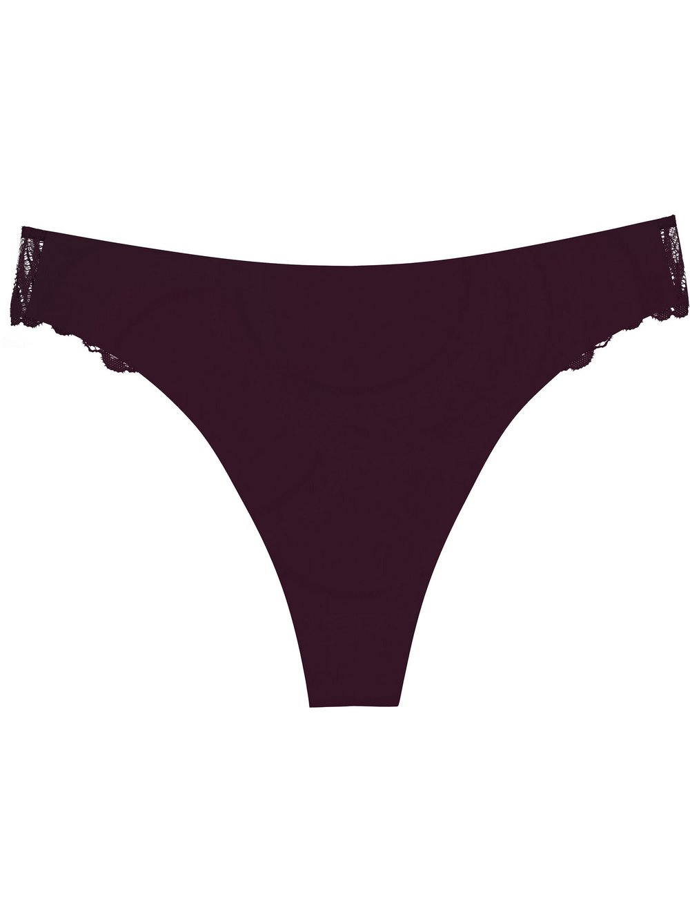 Triumph Damen Lila Slip "Pretty Micro String", Gr. M, (Claret), Microfaser, Obermaterial: 61% Polyamid, 39% Elasthan, Unterhosen Slip, Nahtlos - Bild 5