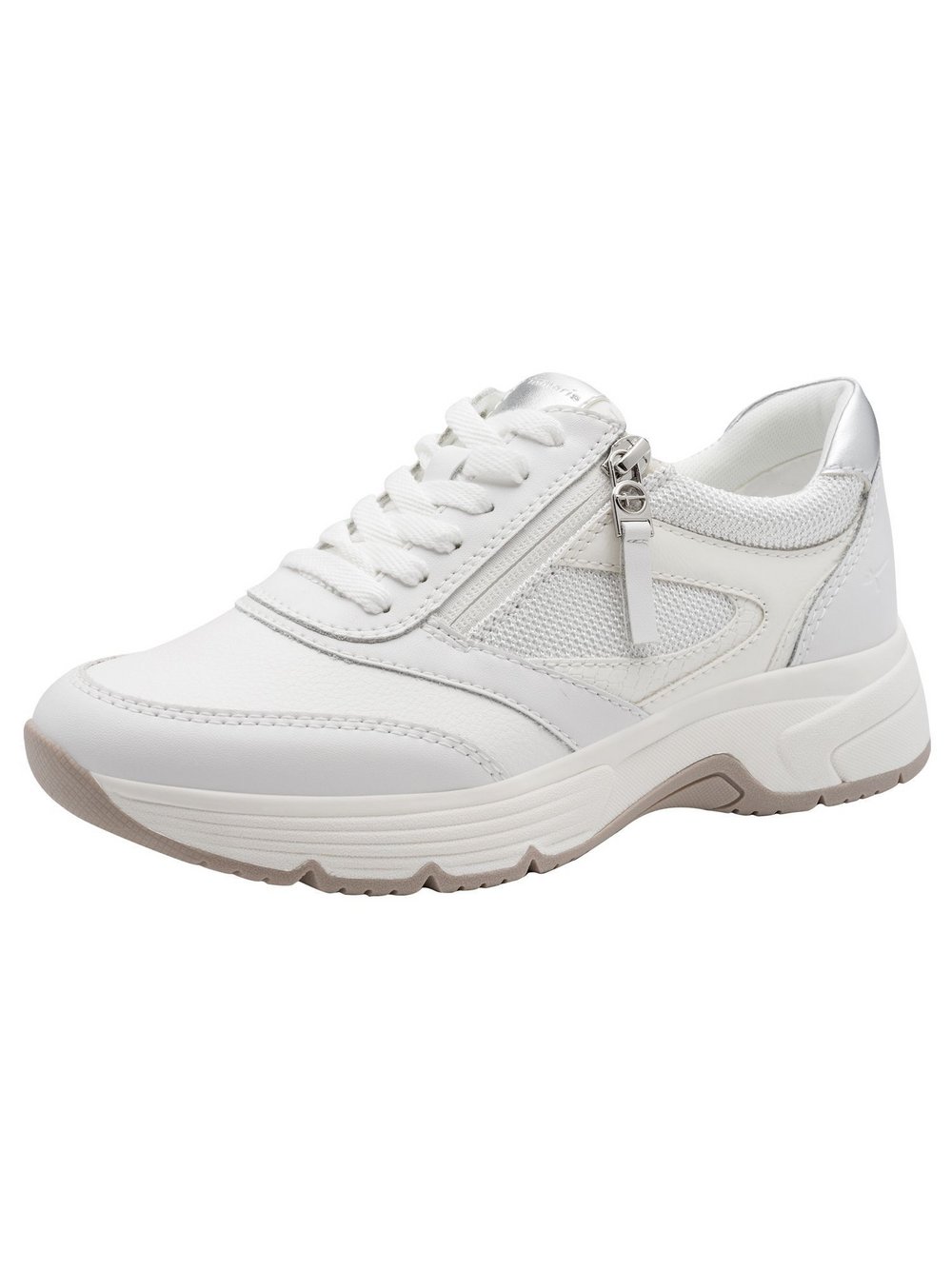 Tamaris Sneaker Damen Leder weiß, 41