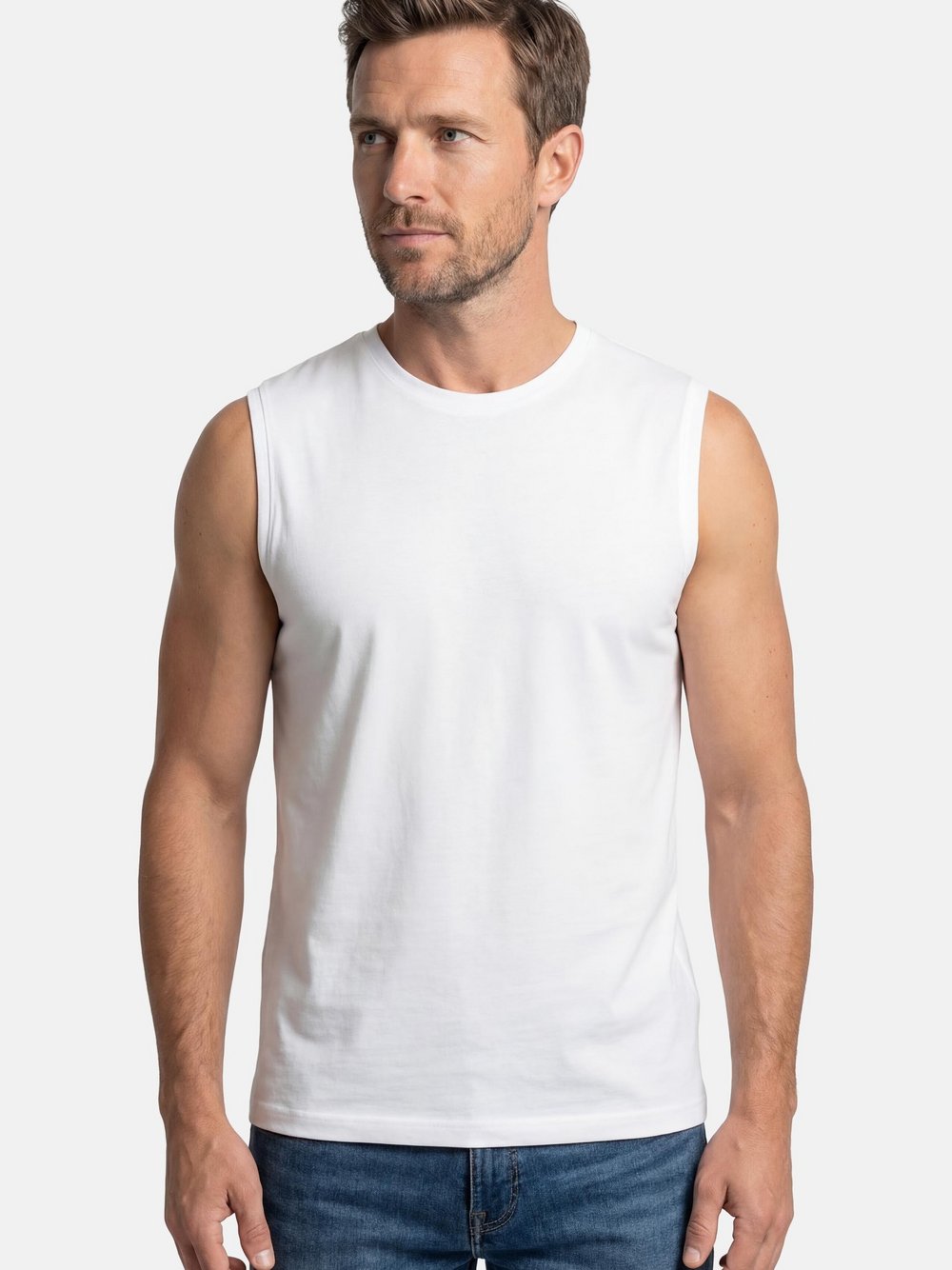 Thumbnail - Ragman Unterhemd Herren Baumwolle schwarz, XXXL