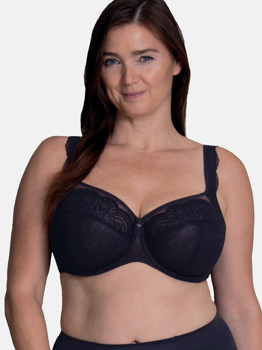 Thumbnail - Rosa Faia Bügel BH Damen schwarz gemustert, 75H