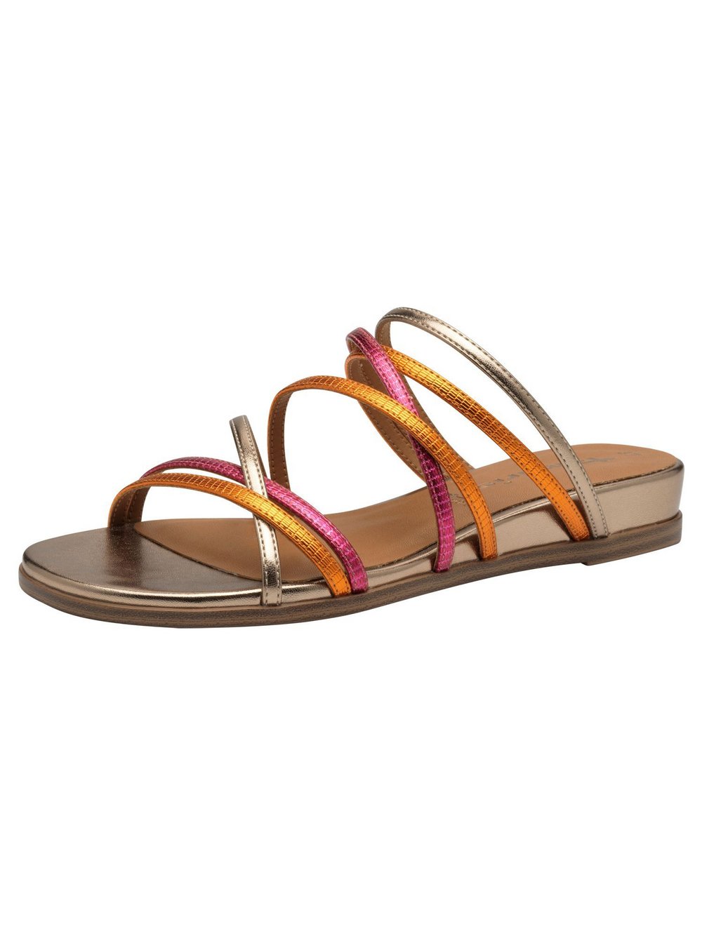 Tamaris Pantolette Damen Textil orange, 41