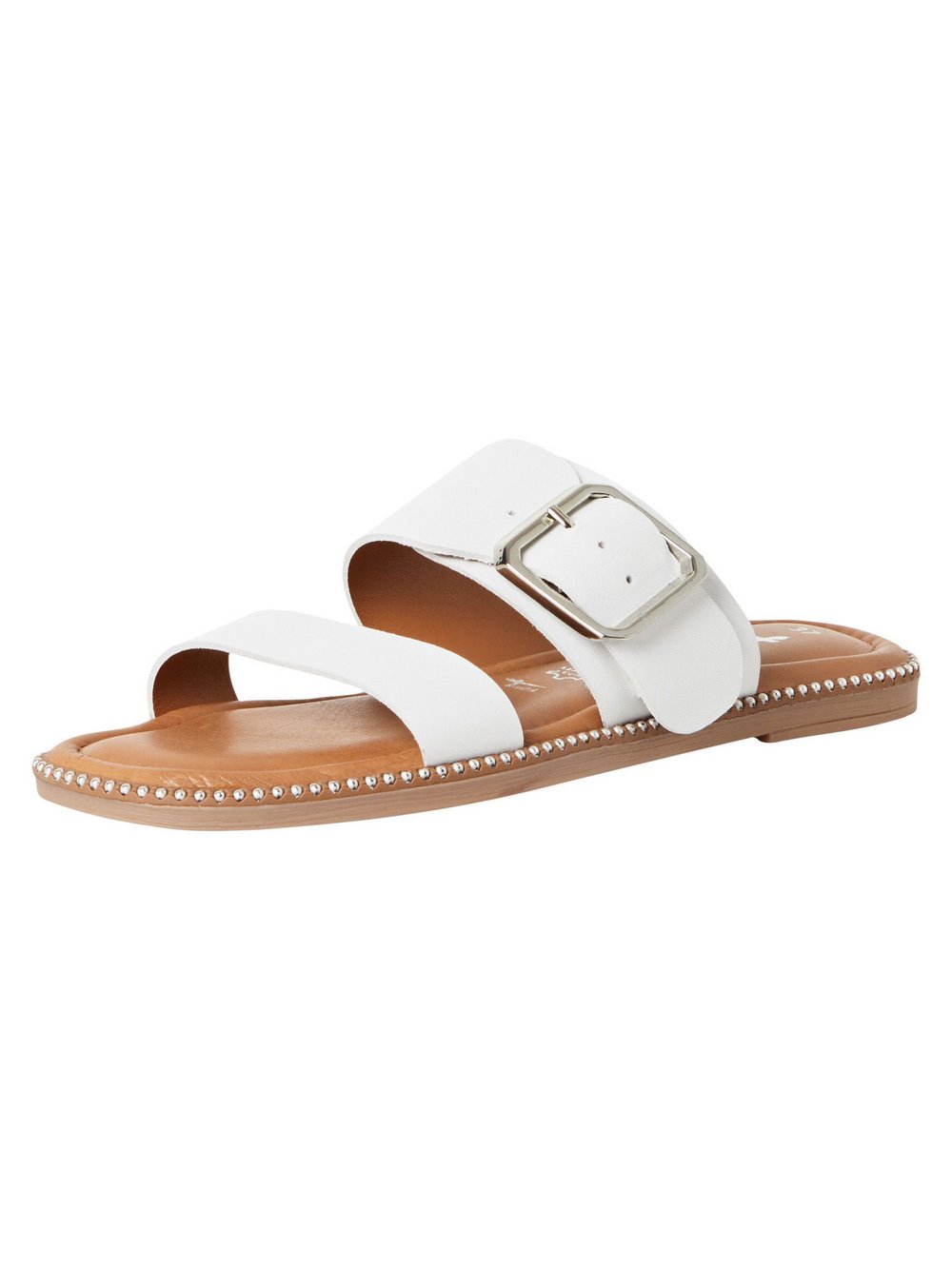 Tamaris Pantolette Damen Leder weiß, 38