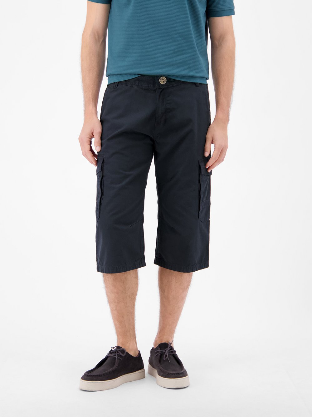 LERROS Cargoshorts Herren Baumwolle blau, 40