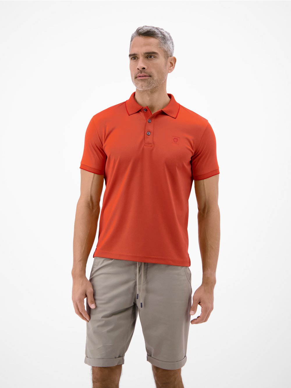 LERROS Poloshirt Herren Baumwolle rot, XXXL