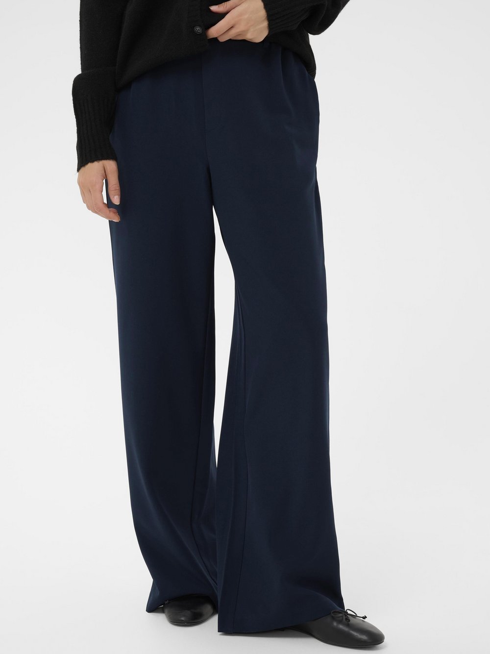 Kaffe Hose KAbeatrice Damen blau, 36