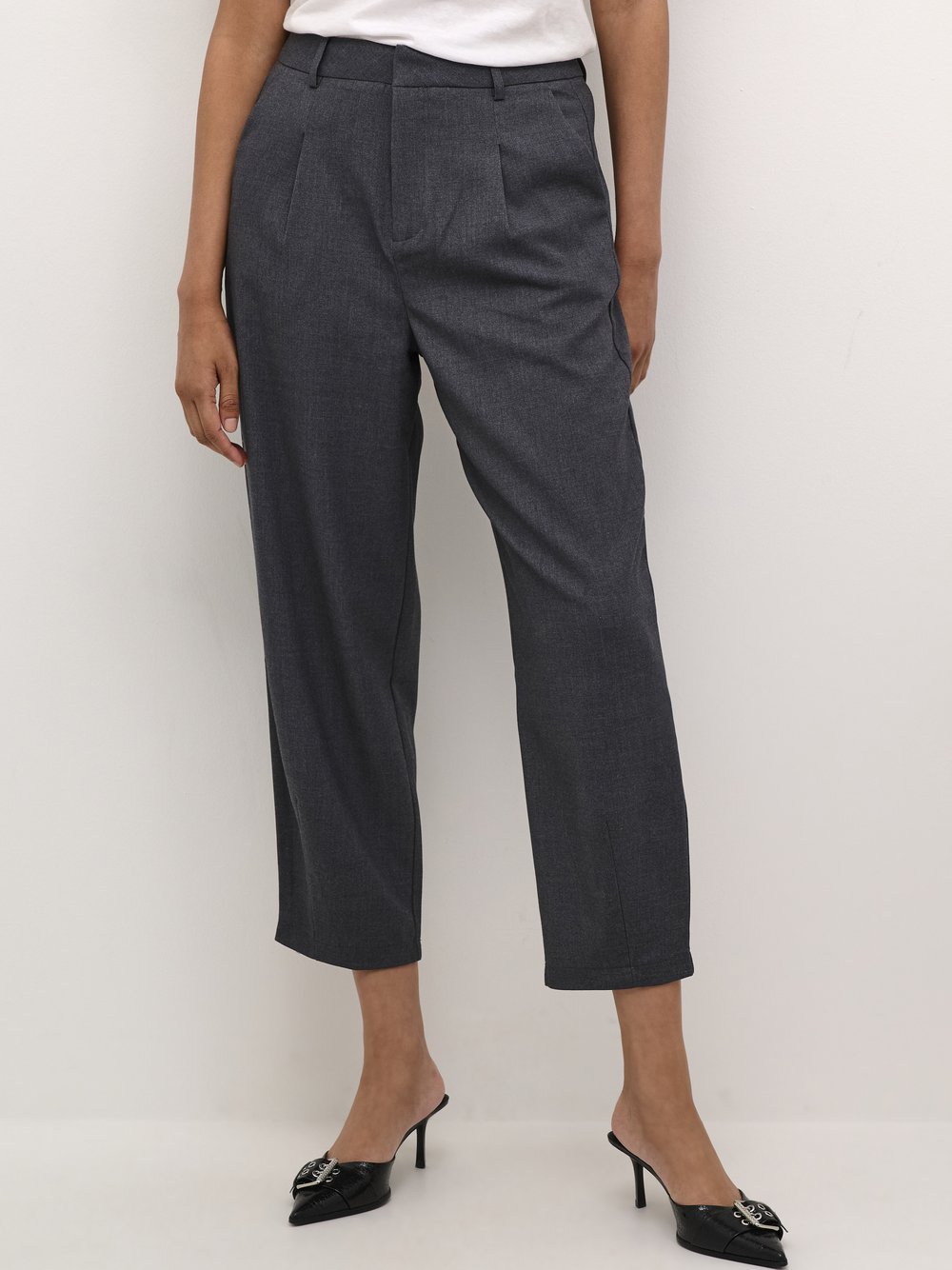 Kaffe Damen Grau 7/8-Hose Merle - Bild 4