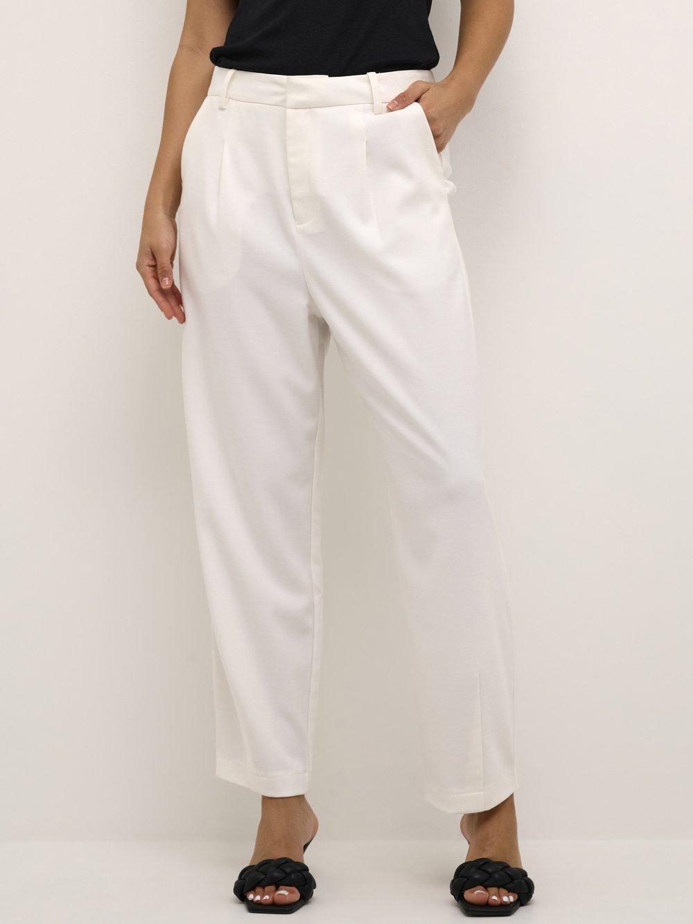 Kaffe - Kamerle Pants Suiting Pants - Trousers - Damen - Weiß - Xl - Bild 5