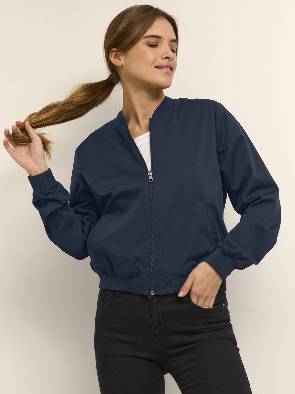 Kaffe, Damen, Leichte Jacken, Lea, Blau, (44) - Bild 6
